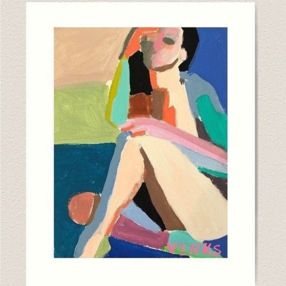 GRACEFUL lll 16x20 Figurative Expressive Woman Female Portrait Art Print